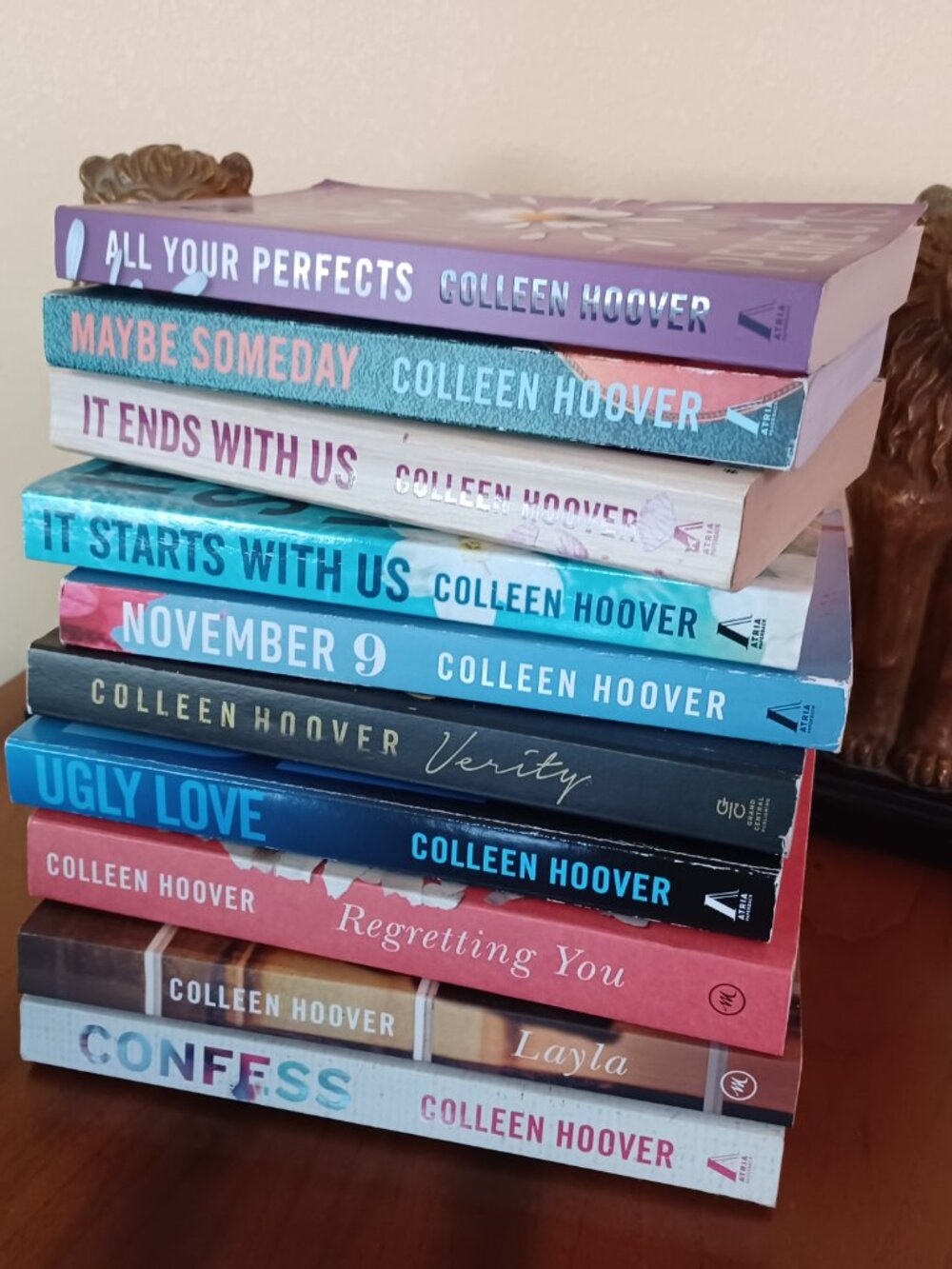 Large LOT Colleen Hoover books (Bundle of 10) VG to Like New